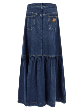 Юбка макси DOLCE & GABBANA Denim skirt (F4DDZDG8PH5S9001) #