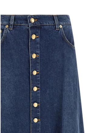 Юбка макси DOLCE & GABBANA Denim skirt (F4DDZDG8PH5S9001) #
