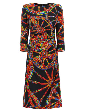 Платье миди DOLCE & GABBANA 'Carretto'