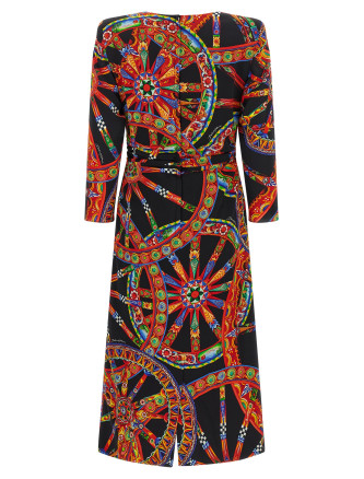 Платье миди DOLCE & GABBANA 'Carretto' (F60ACTFSA9UHN6CL) #