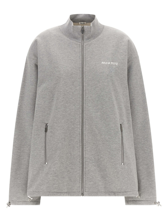 Свитшот MIU Zipped sweatshirt (MJL042SOOO13UKF0031) #1
