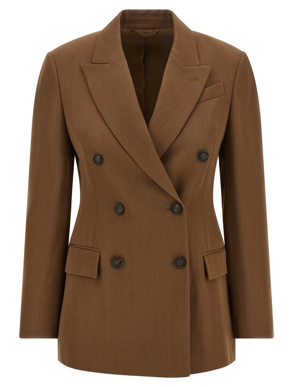 Жакет BRUNELLO CUCINELLI Double-breasted blazer (MG5487095PC832) #1