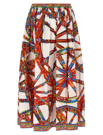 Юбка миди DOLCE & GABBANA 'Carretto' (F4DDUTGDDTFS9000) #