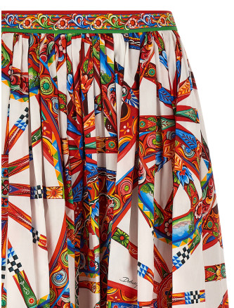 Юбка миди DOLCE & GABBANA 'Carretto' (F4DDUTGDDTFS9000) #