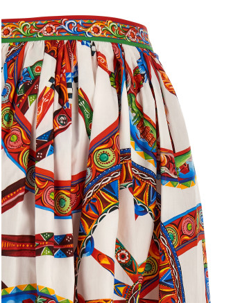 Юбка миди DOLCE & GABBANA 'Carretto' (F4DDUTGDDTFS9000) #