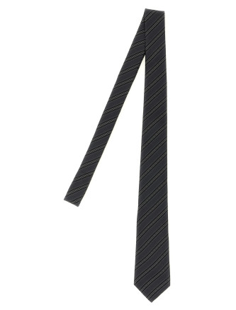 Галстук SAINT LAURENT Striped tie