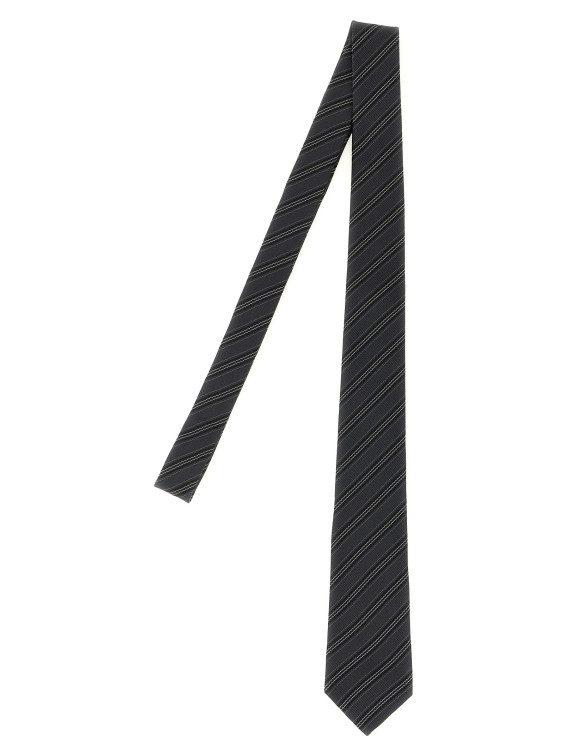 Галстук SAINT LAURENT Striped tie (A0012X3Y0091278) #1