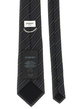 Галстук SAINT LAURENT Striped tie (A0012X3Y0091278) #