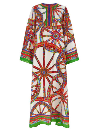 Платье макси DOLCE & GABBANA 'Carretto'