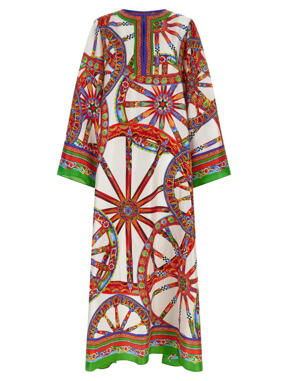 Платье макси DOLCE & GABBANA 'Carretto' (F6YD7TGDDTIS9000) #1