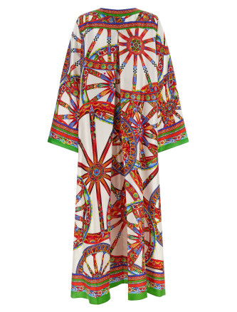 Платье макси DOLCE & GABBANA 'Carretto' (F6YD7TGDDTIS9000) #