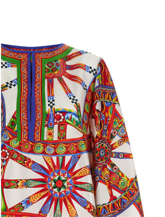Платье макси DOLCE & GABBANA 'Carretto' (F6YD7TGDDTIS9000) #