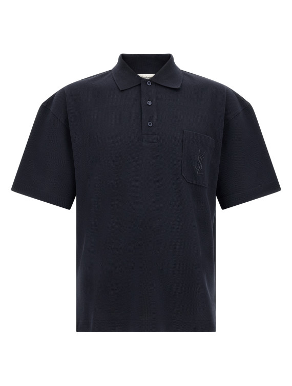 Поло SAINT LAURENT 'Cassandre' (862765Y38FL4035) #1
