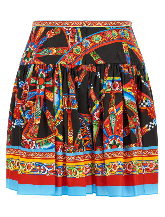 Мини-юбка DOLCE & GABBANA 'Carretto' (F4CFATGDDTFS9000) #