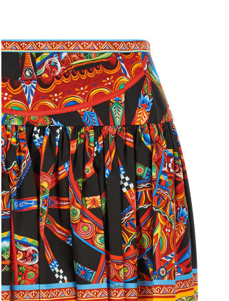 Мини-юбка DOLCE & GABBANA 'Carretto' (F4CFATGDDTFS9000) #