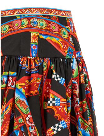 Мини-юбка DOLCE & GABBANA 'Carretto' (F4CFATGDDTFS9000) #