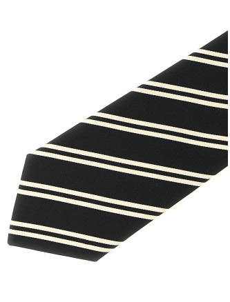 Галстук SAINT LAURENT Striped tie (A005NE3YR621078) #
