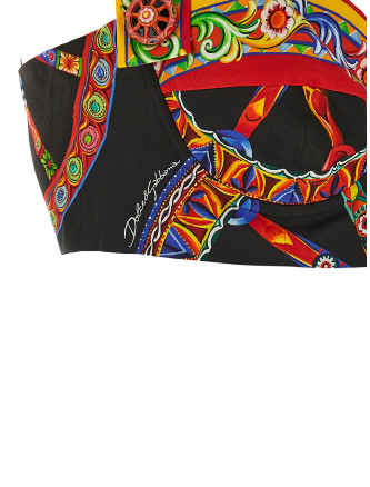Повседневный топ DOLCE & GABBANA 'Carretto' (F7BR3TGDDTFS9000) #