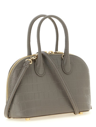 Сумка SELF PORTRAIT 'Croc Leather Mini Toast' (PF26316GRGREY) #