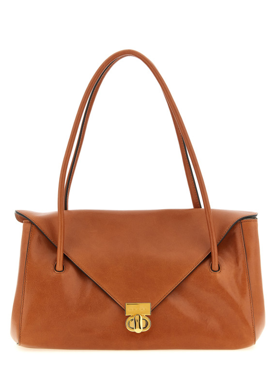 Leather E/W Shoulder Bag (SBMP0288U0P891400M51) #1