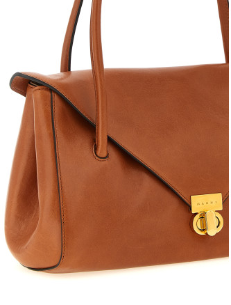 Leather E/W Shoulder Bag (SBMP0288U0P891400M51) #