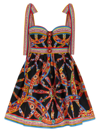Мини-платье DOLCE & GABBANA 'Carretto'