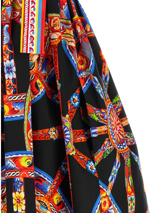 Мини-платье DOLCE & GABBANA 'Carretto' (F615XTGDDTFS9000) #