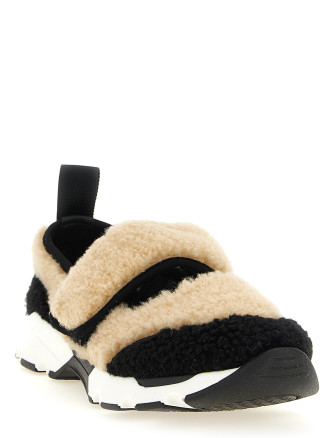 Кроссовки MARNI Mary Jane fur sneakers (SNZW020602P9282ZO559) #