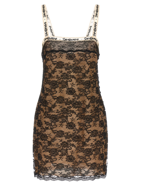 Мини-платье SAINT LAURENT Slip dress (A003JEY1K801000) #1