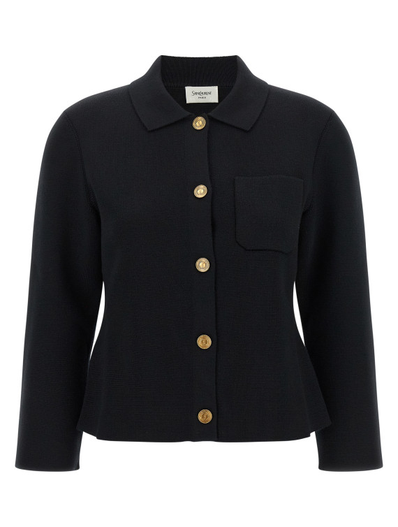 Кардиган SAINT LAURENT 'Cassandre' (A0044ZY76TR1000) #1