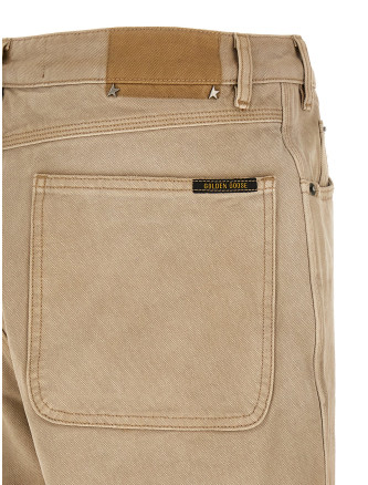 Брюки GOLDEN GOOSE Journey Russell trousers with check lapels (GMP02748P0026565555955559) #