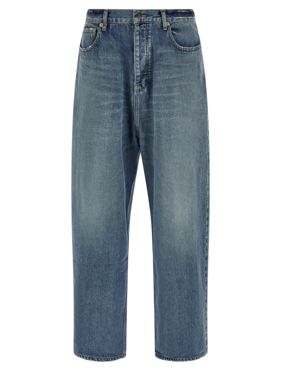 Джинсы BALENCIAGA Distressed baggy jeans (745213TDW145002) #1