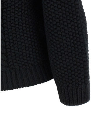 Свитер SAINT LAURENT Wool sweater with processing (A004KQY77OL1000) #