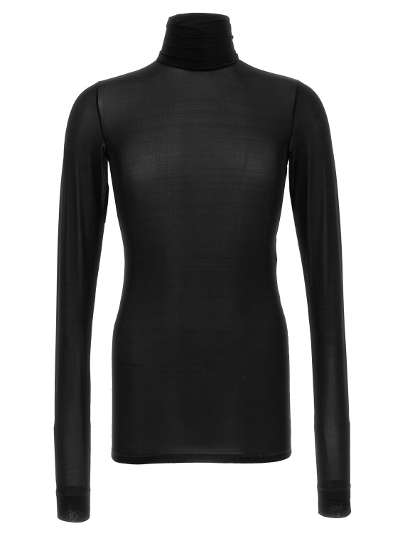 Футболка SAINT LAURENT Semi-transparent turtleneck sweater (A004SDY5G891000) #1