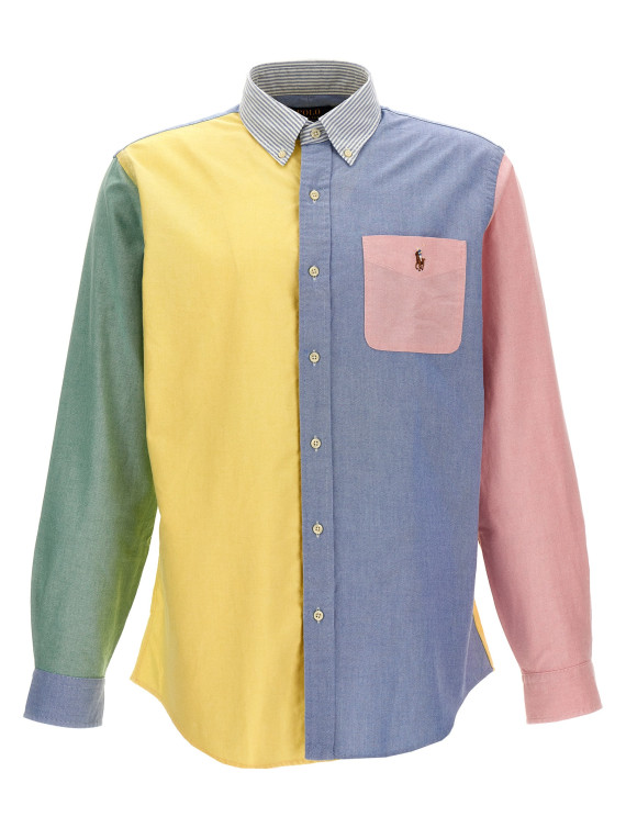 Рубашка POLO RALPH LAUREN Patchwork shirt with logo embroidery (710928919001) #1