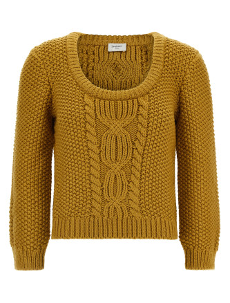 Свитер SAINT LAURENT Knit with 3/4 sleeves