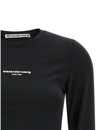 Футболка ALEXANDER WANG 'LS Tee W/Logo print' (1CC4261457001) #