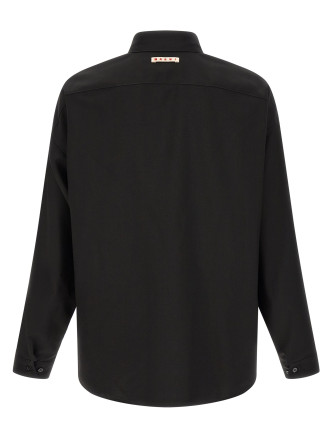 Рубашка MARNI Wool shirt with pocket (CUMU0061A5UTW83900N99) #