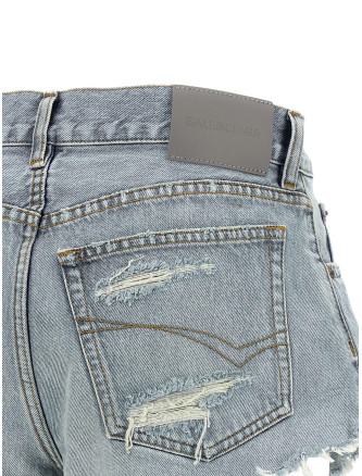 Шорты BALENCIAGA Denim shorts (A001PZTBP484020) #
