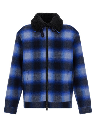 Куртка BALENCIAGA Flannel bomber jacket