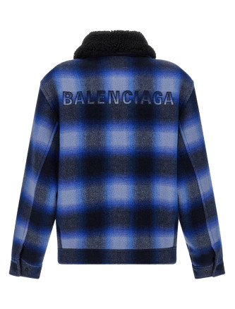 Куртка BALENCIAGA Flannel bomber jacket (A001YNTRU133964) #