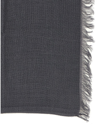 Шарф BRUNELLO CUCINELLI Stole with fringed profiles (MSC924059C079) #