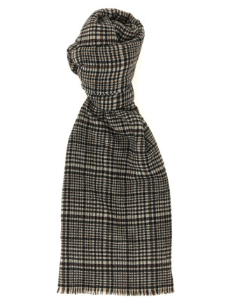 Шарф BRUNELLO CUCINELLI Prince of Wales cashmere scarf