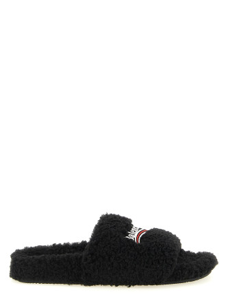 Шлепанцы BALENCIAGA 'Furry'