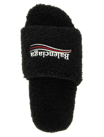 Шлепанцы BALENCIAGA 'Furry' (654261W14C21096) #