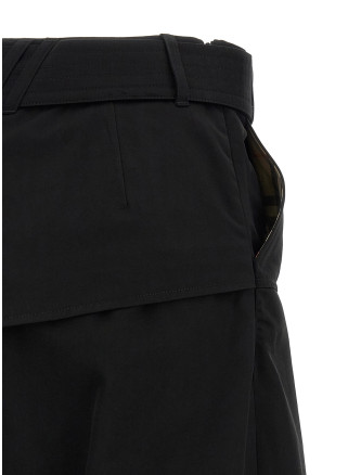 Юбка миди BURBERRY Trench skirt (8129543BLACK) #