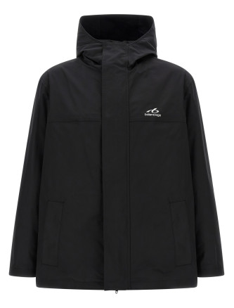 Парка BALENCIAGA Windbreaker with logo