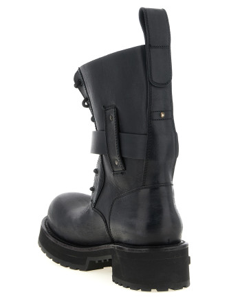 Ботинки BALENCIAGA Venom lace-up boots (873427WBEQ41081) #