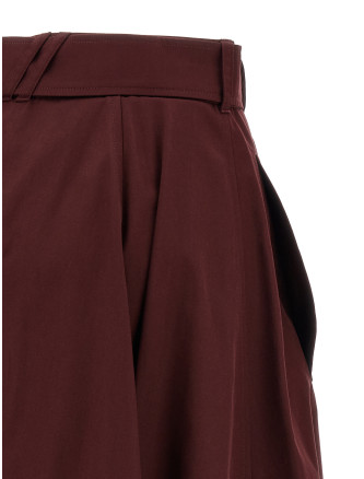 Юбка миди BURBERRY Gabardine trench coat skirt (8130327VINEYARDRED) #