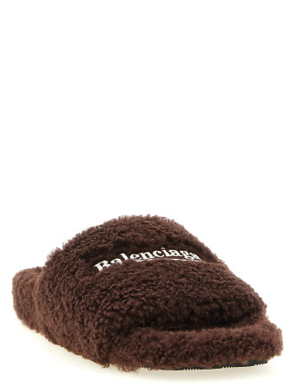 Шлепанцы BALENCIAGA 'Furry' (654261W14C22916) #
